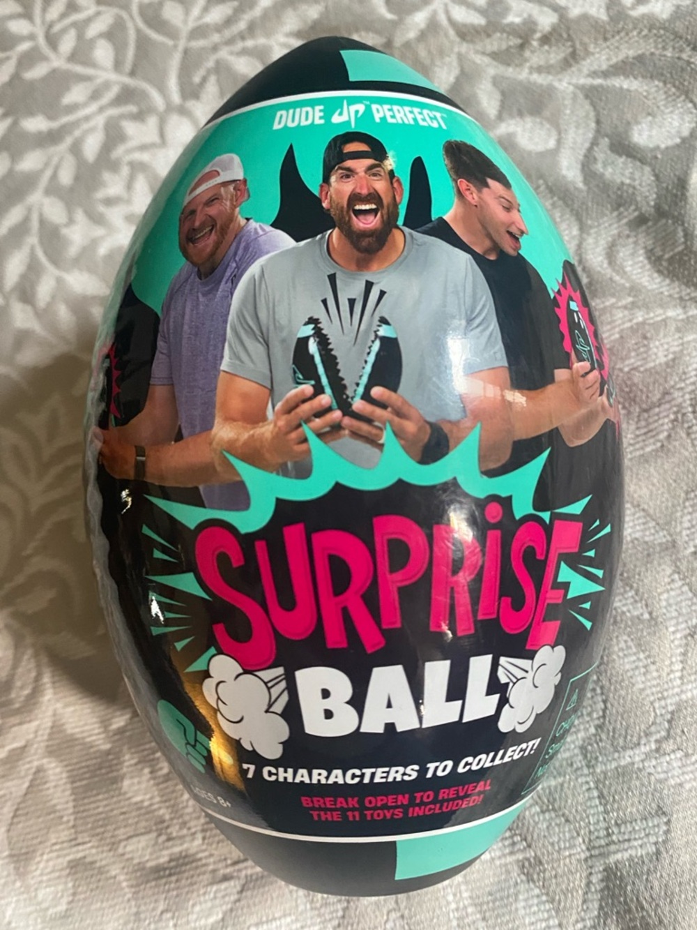 Dude Perfect Surprise Ball Collectible Character & 11 Toys - NIB